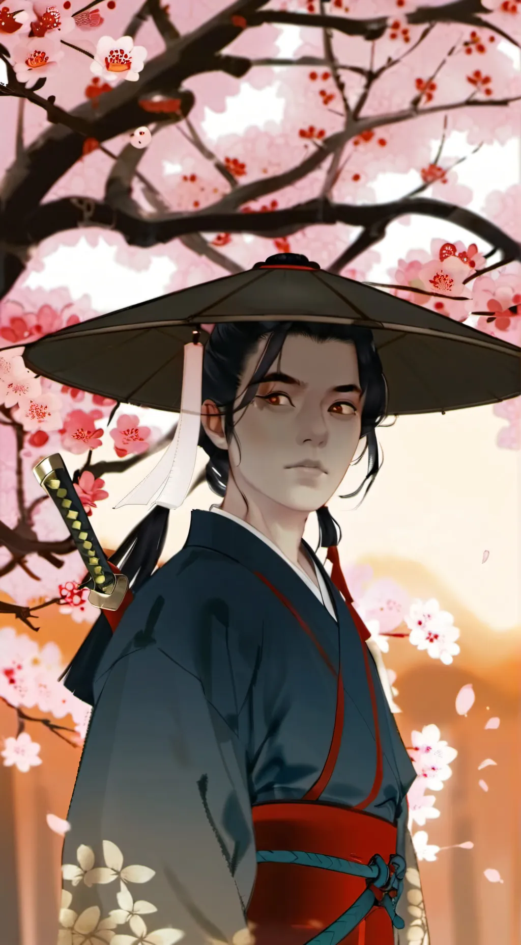 ai character: Mizu  background