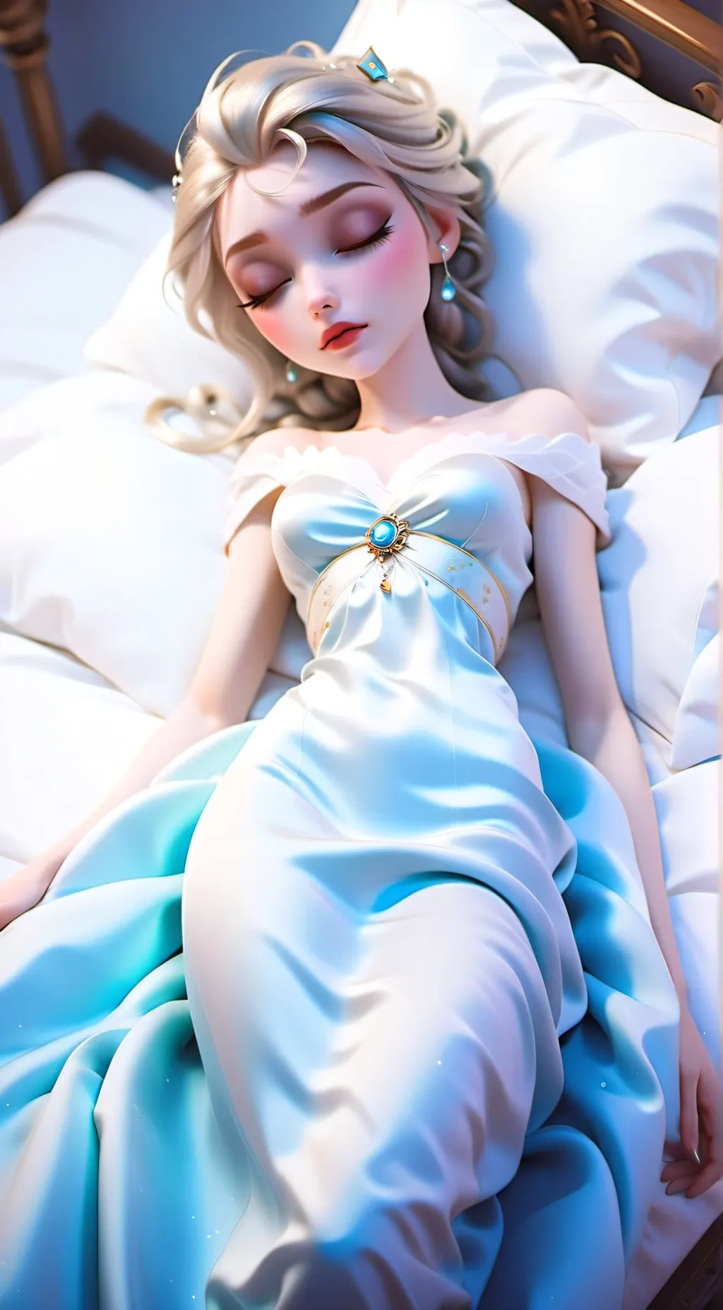 ai character: Elsa Of Arendelle background