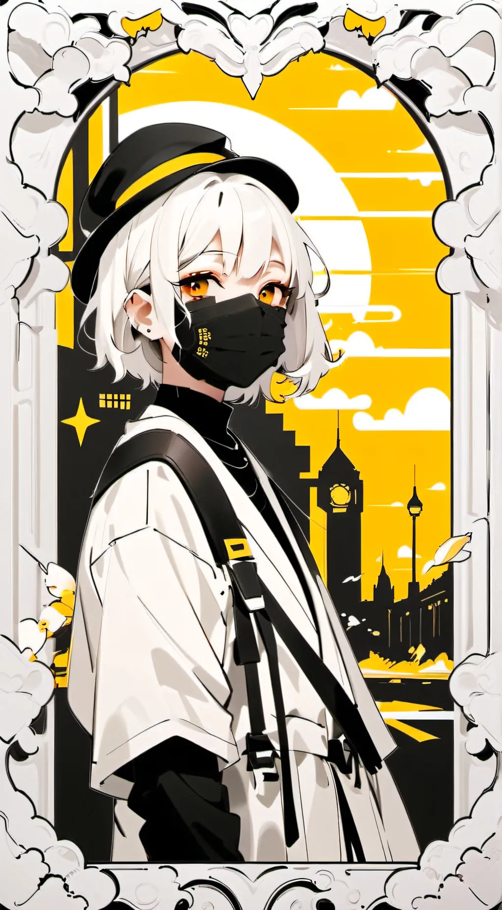 ai character: Mica background