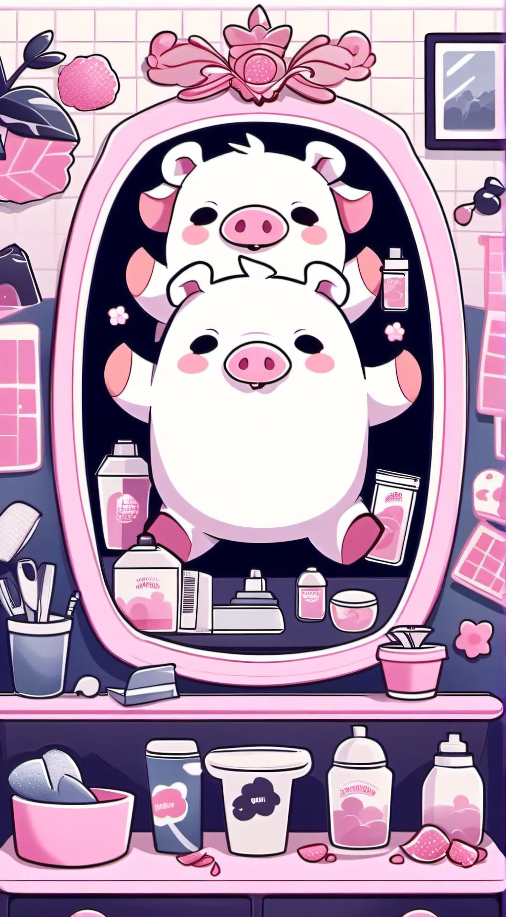 ai character: Fat nuggets background