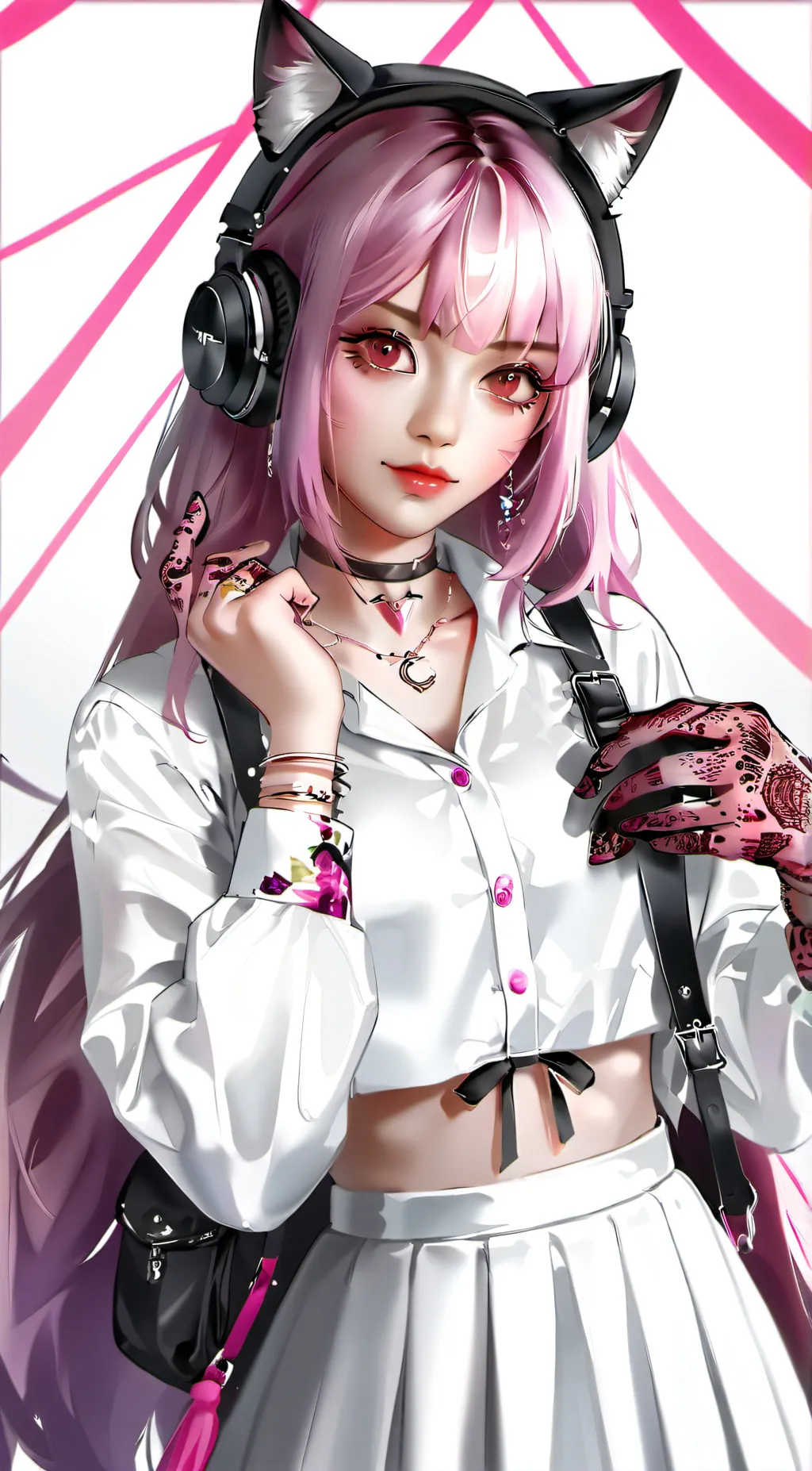 ai character:  Arua(cookie) background