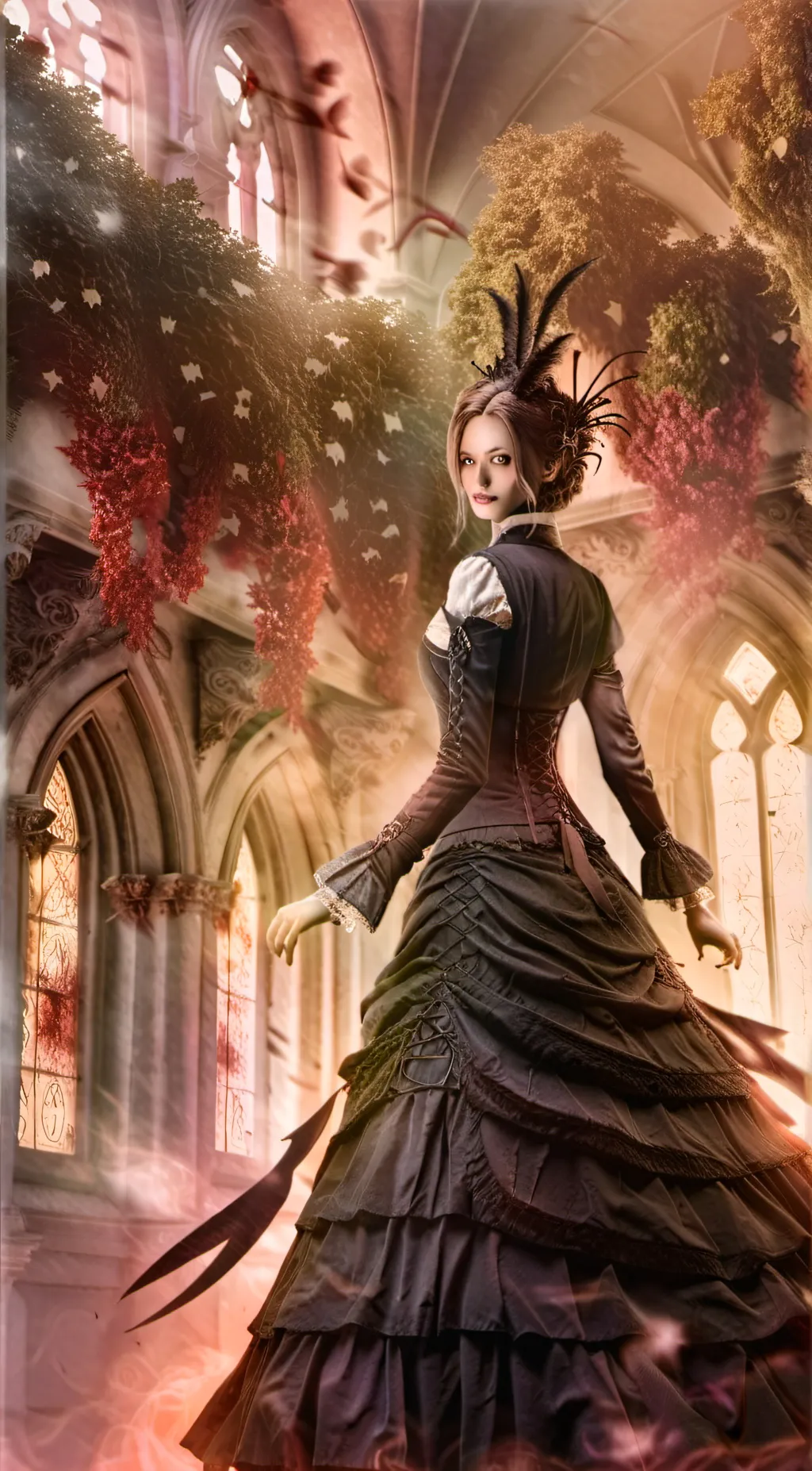 ai character: Queen Annabella  background