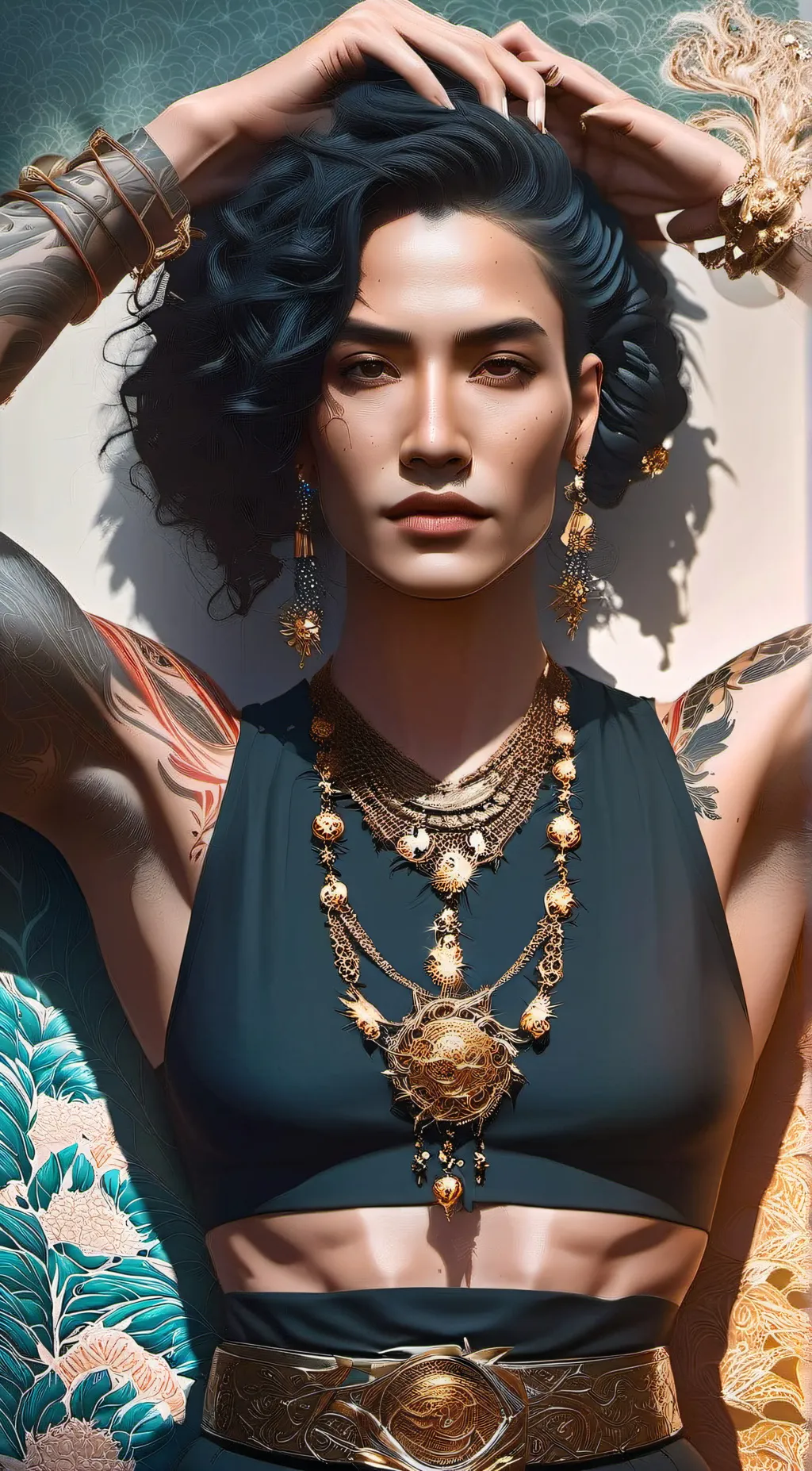 ai character: Ava Benson  background