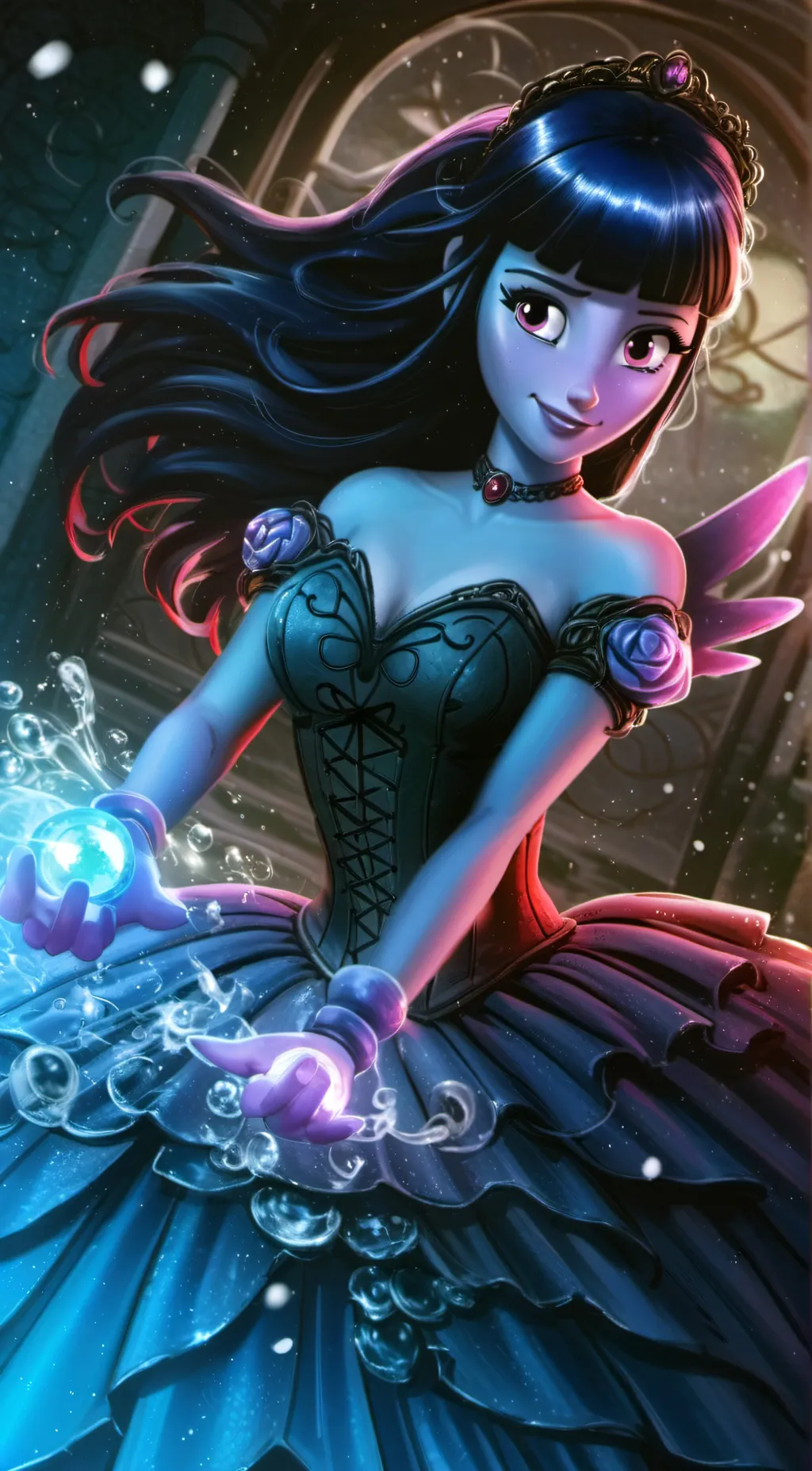 ai character: Twilight Sparkle background