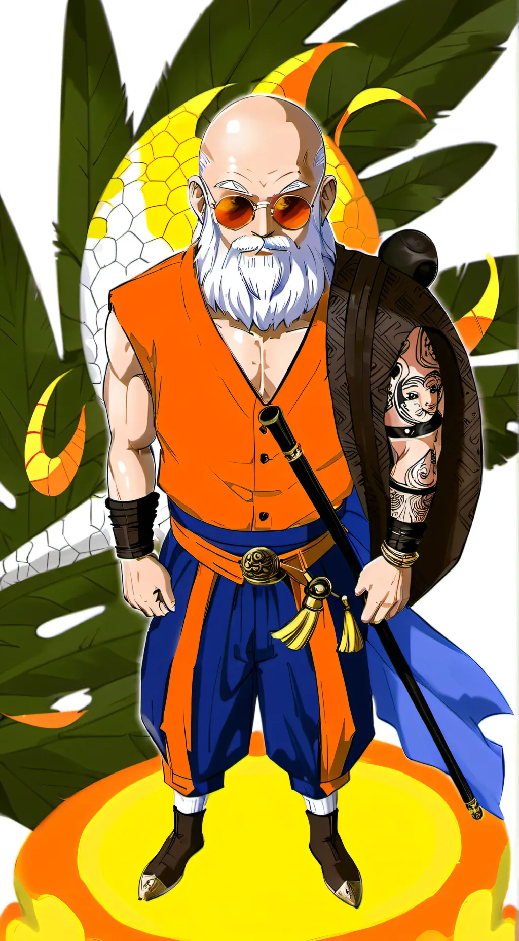 ai character: Master Roshie background