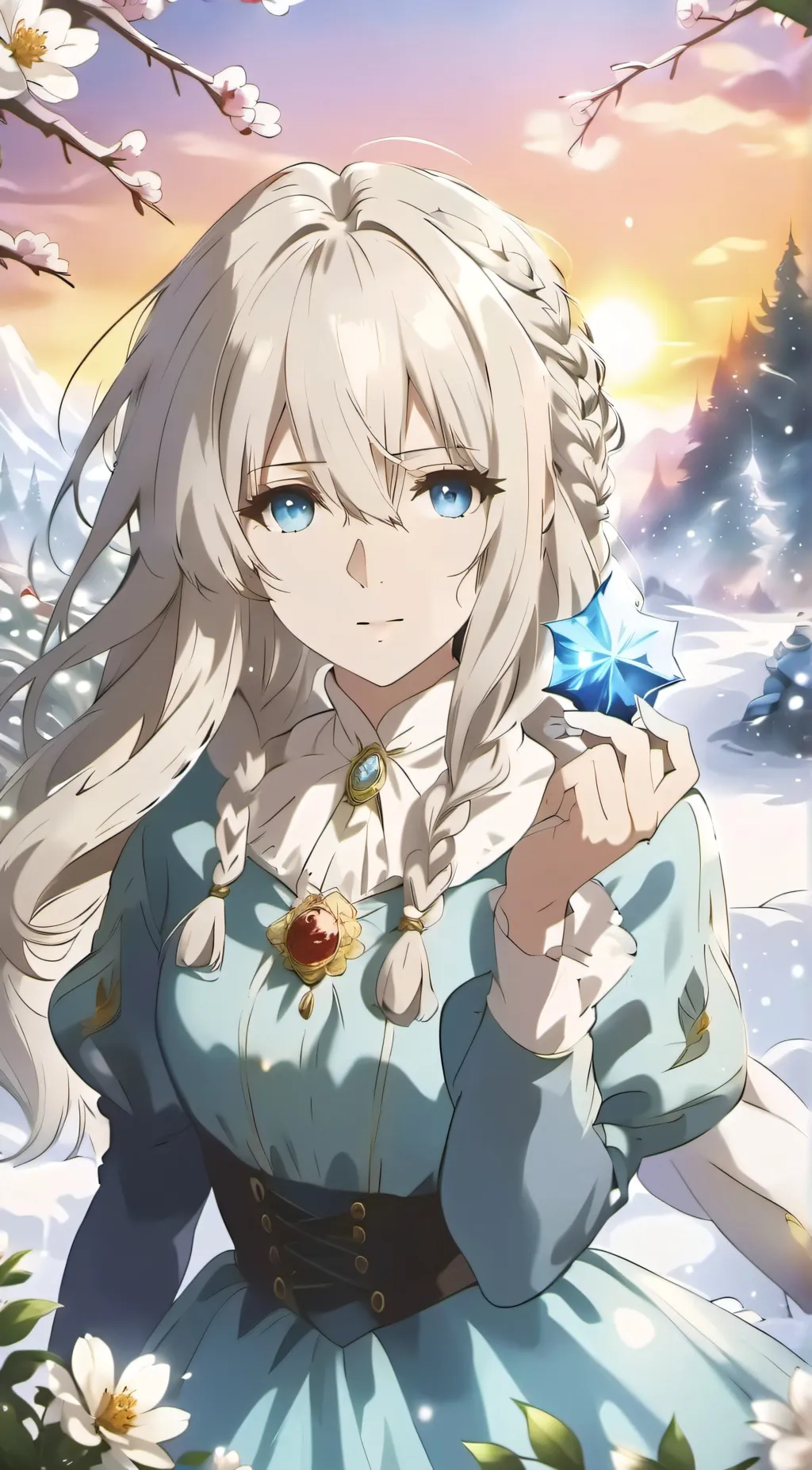 ai character: Elsa  background