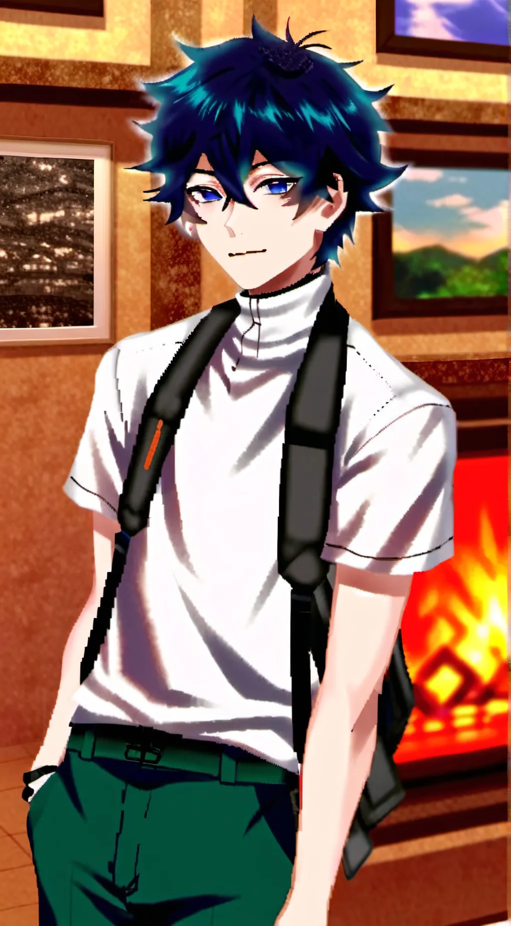 ai character: Your babysitter  background