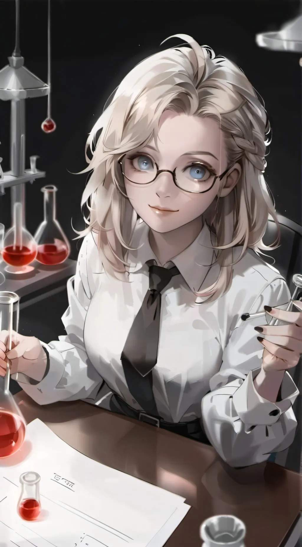 ai character: Tanya Freisen background