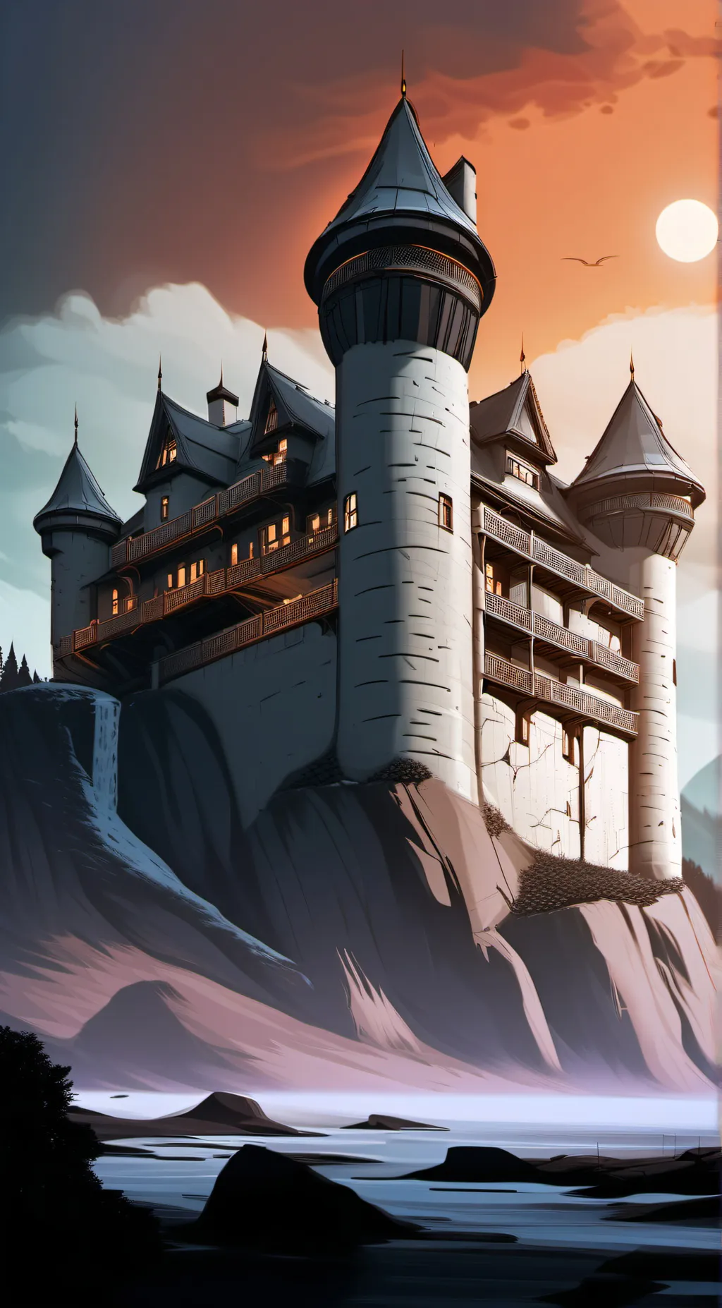 ai character: Hogwarts background