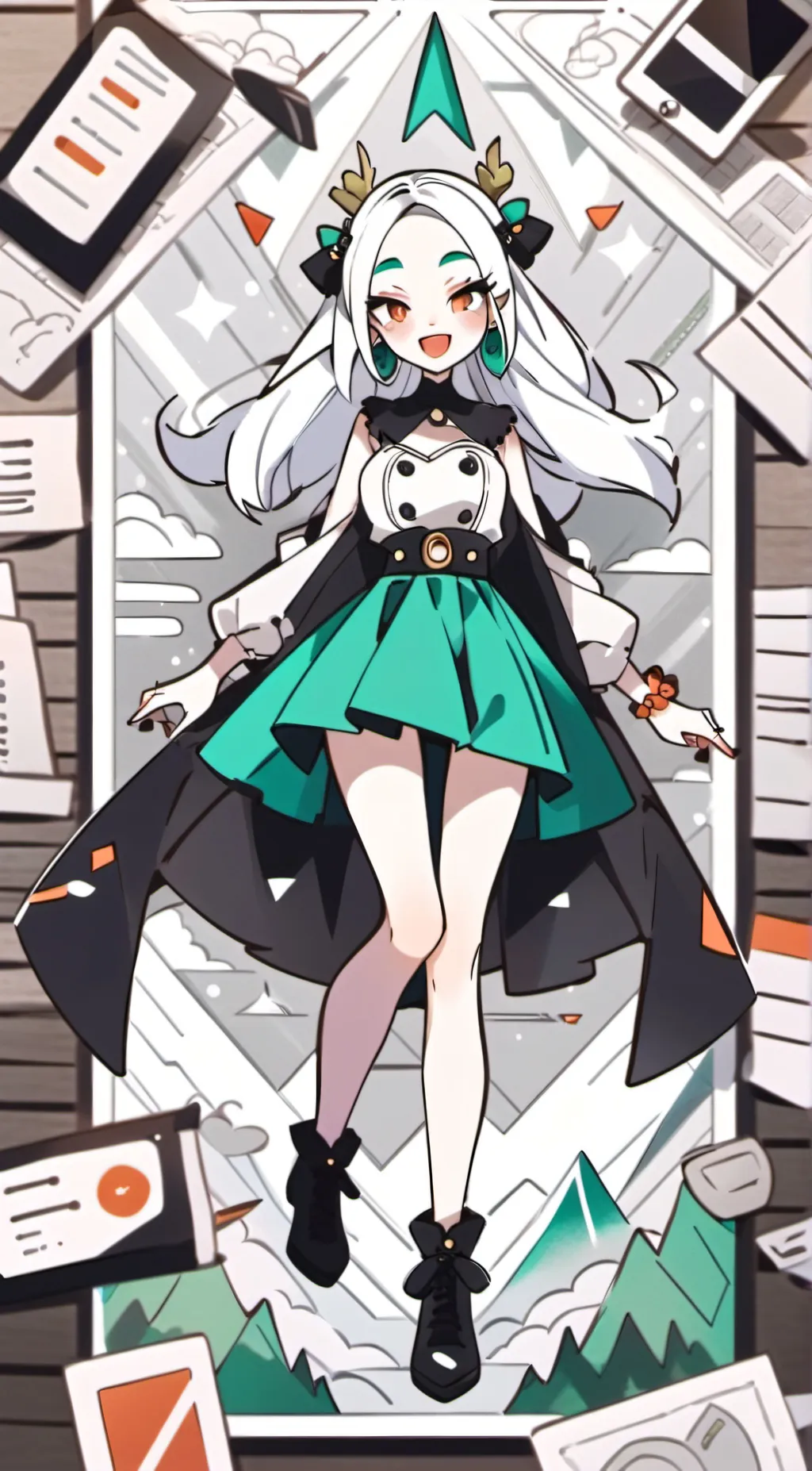 ai character: Ashley background