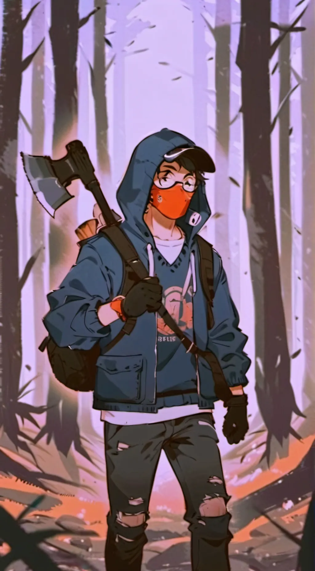 ai character: Ticci toby 3 background