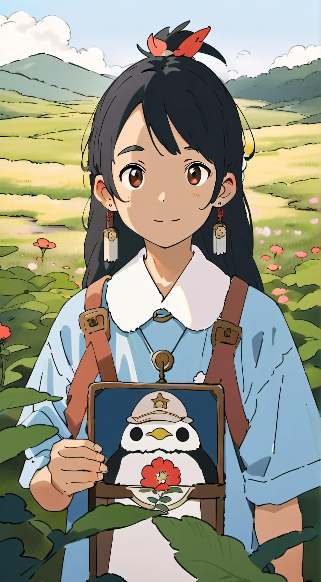 ai character: engel and zip background