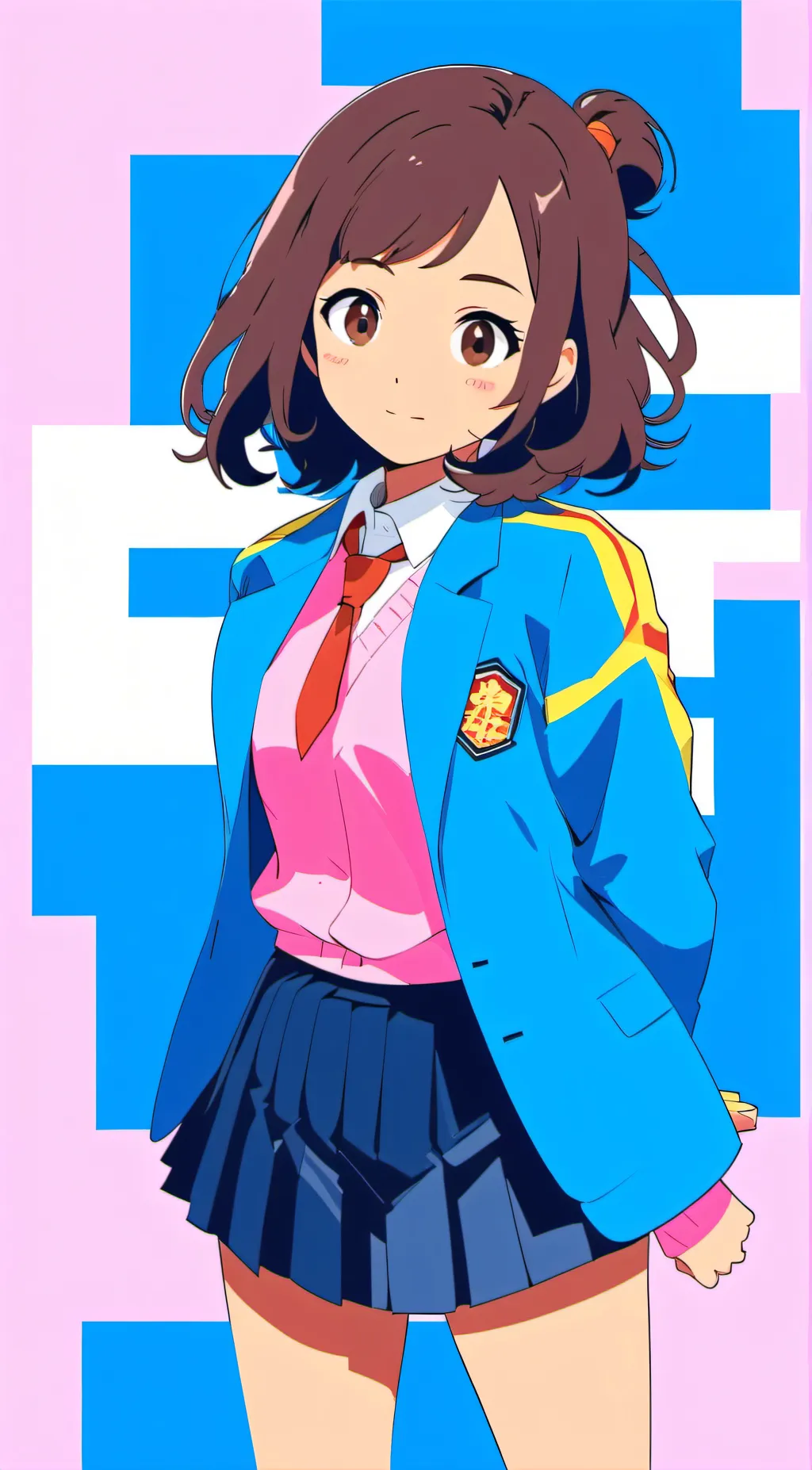 ai character: Ochaco Uraraka  background