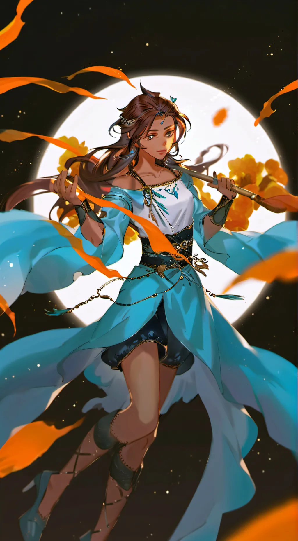 ai character: ←Katara→ background