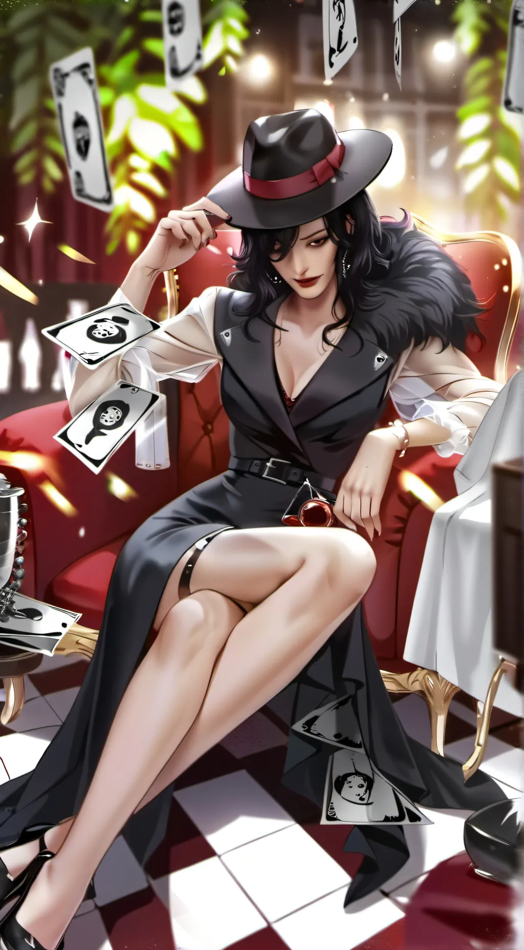 ai character: Miss Divine background