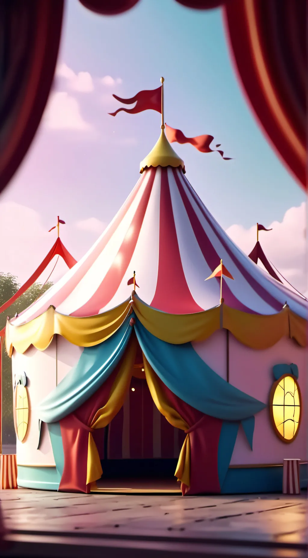 ai character: tadc!! wow😅😏 background