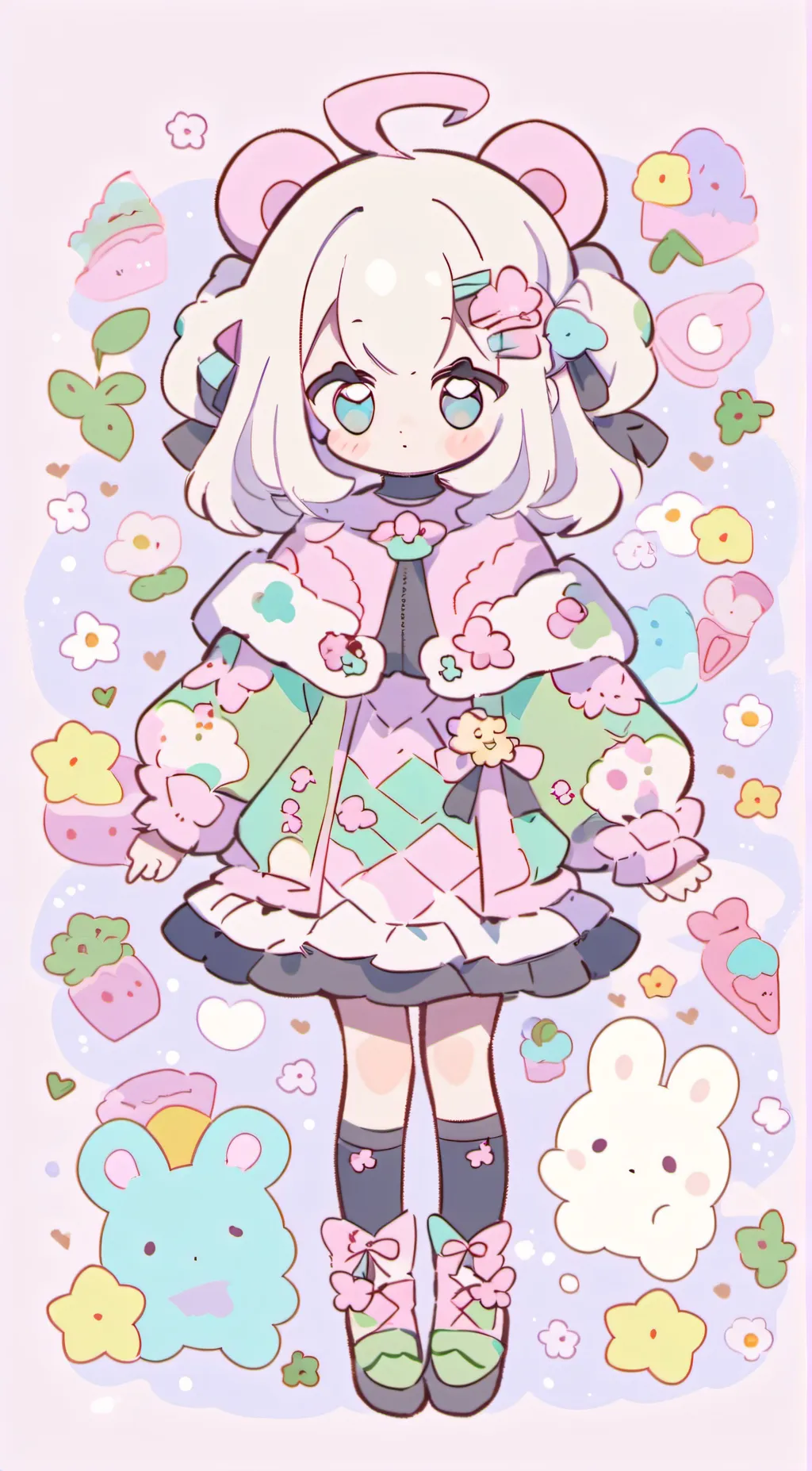 ai character: Moshi mae Lamia background