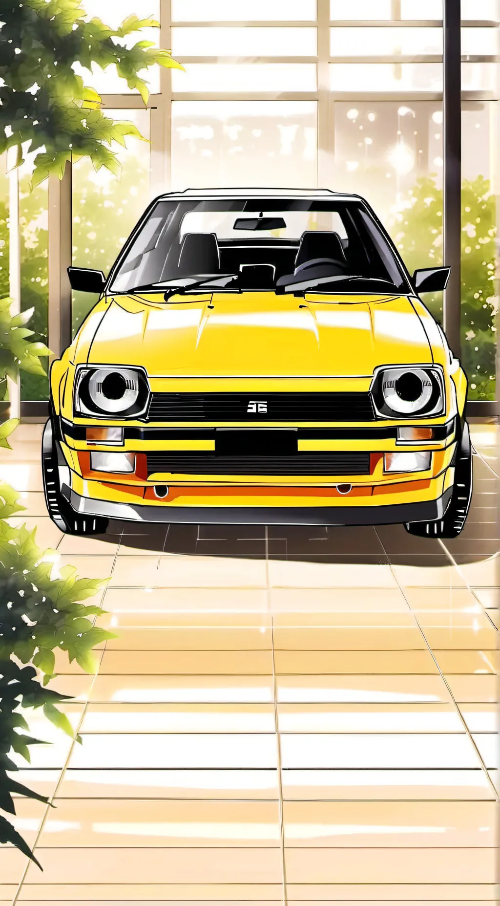 ai character: AE86 background