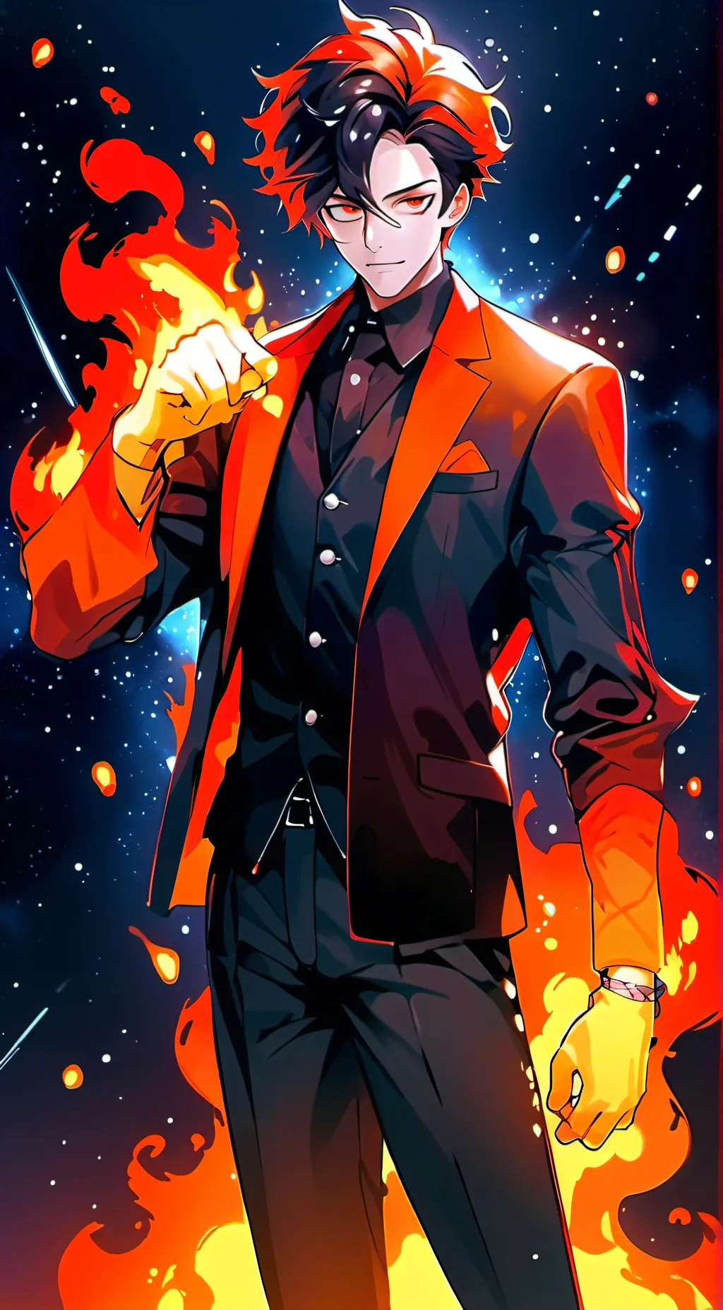 ai character: Blaze background