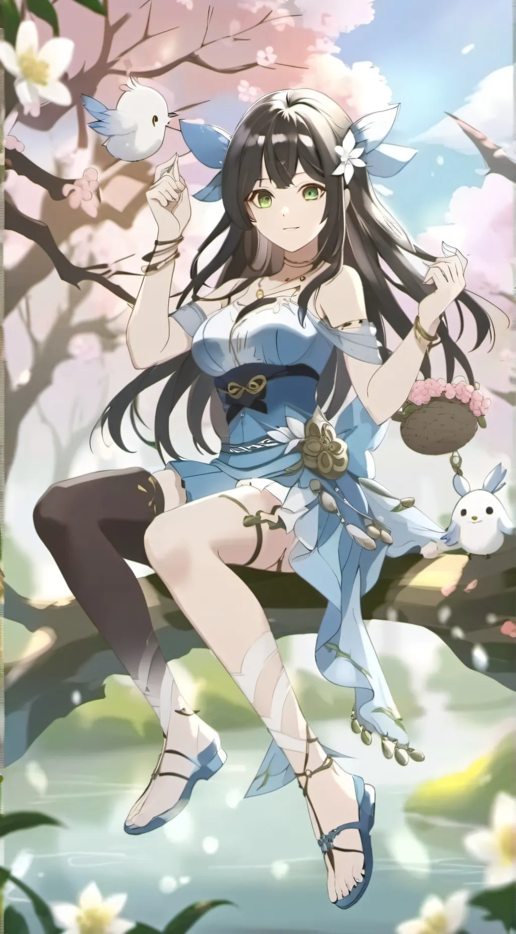 ai character: girlfriend background