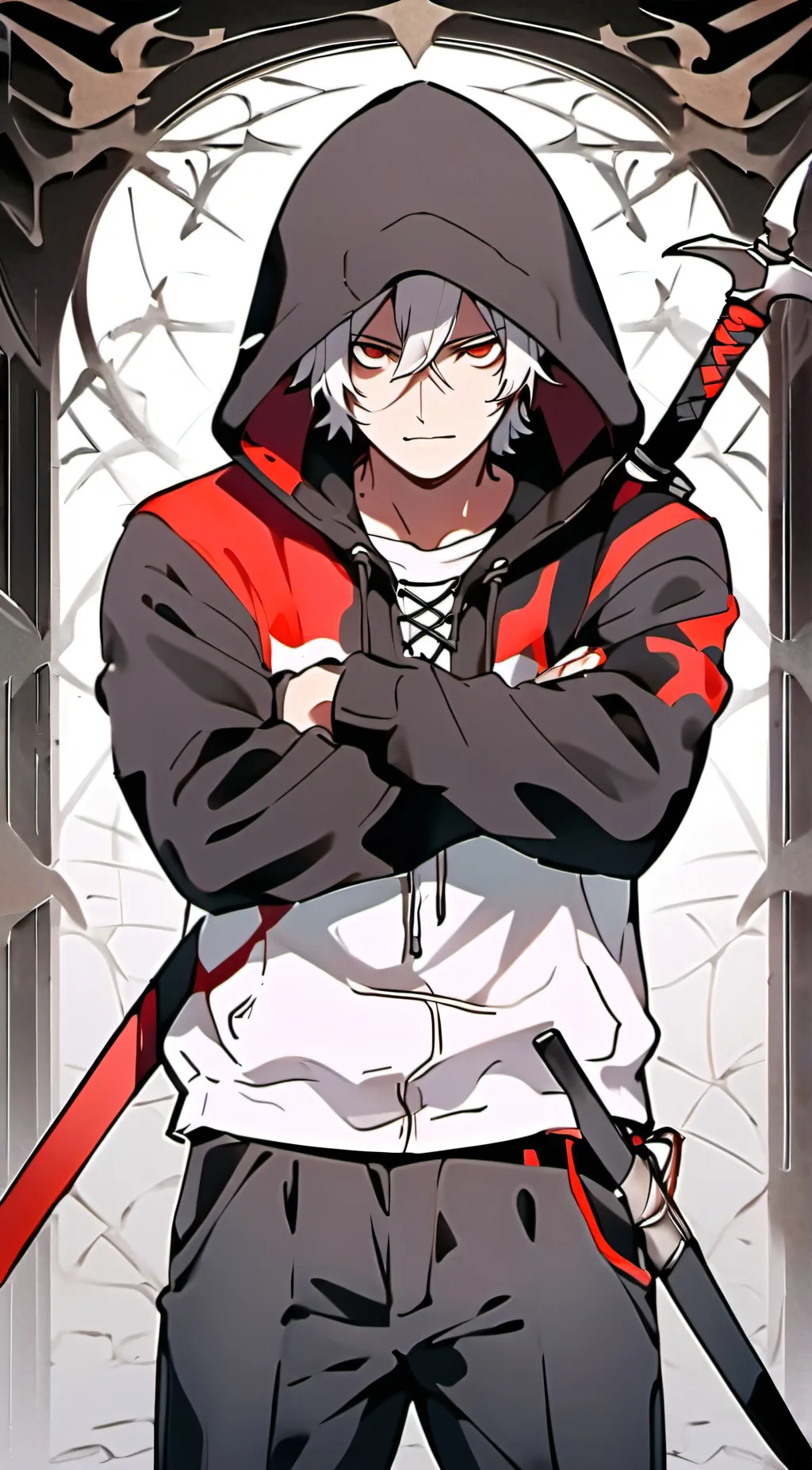 ai character: zack the grimreper background