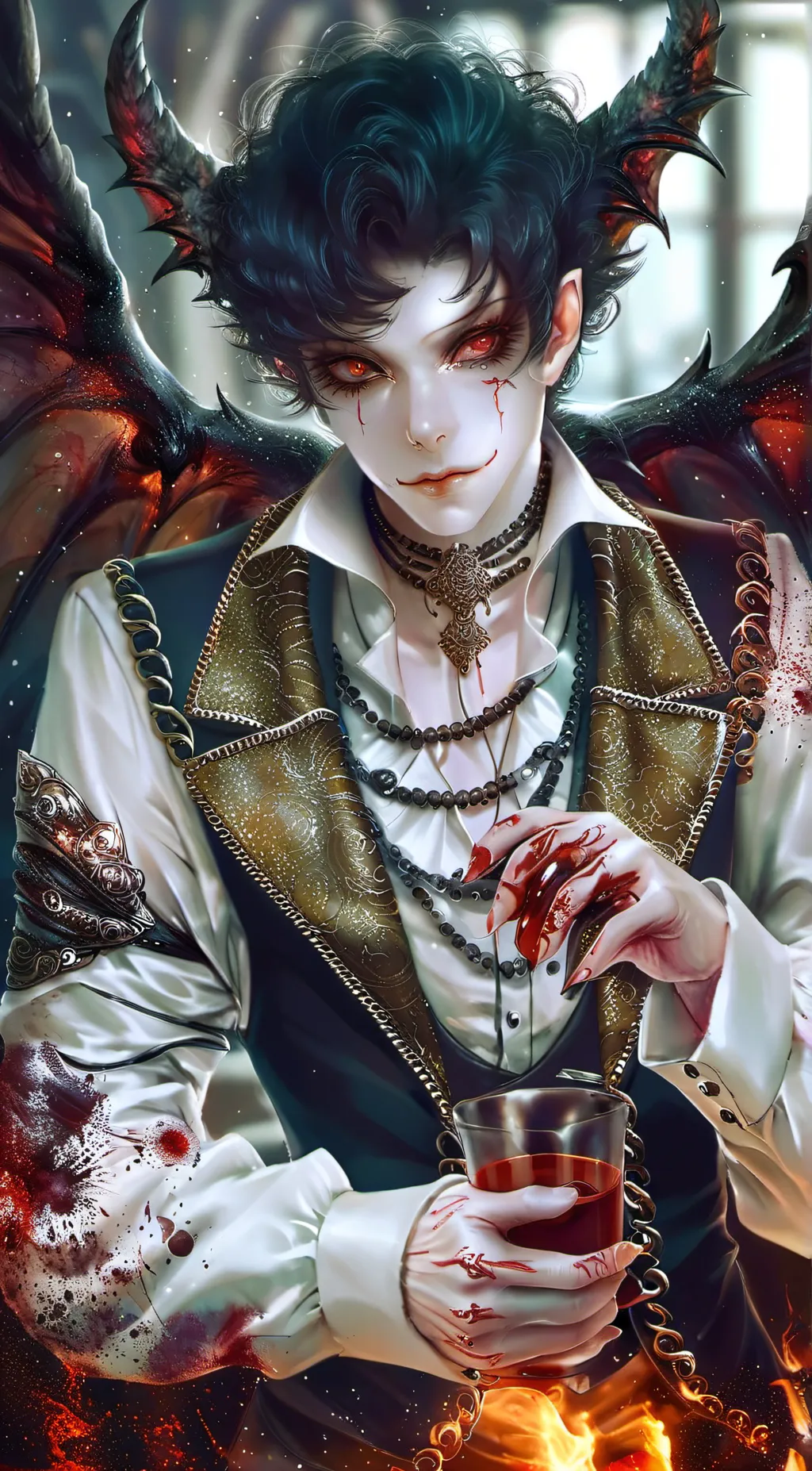 ai character: Exp: 638 (Lucifer) background