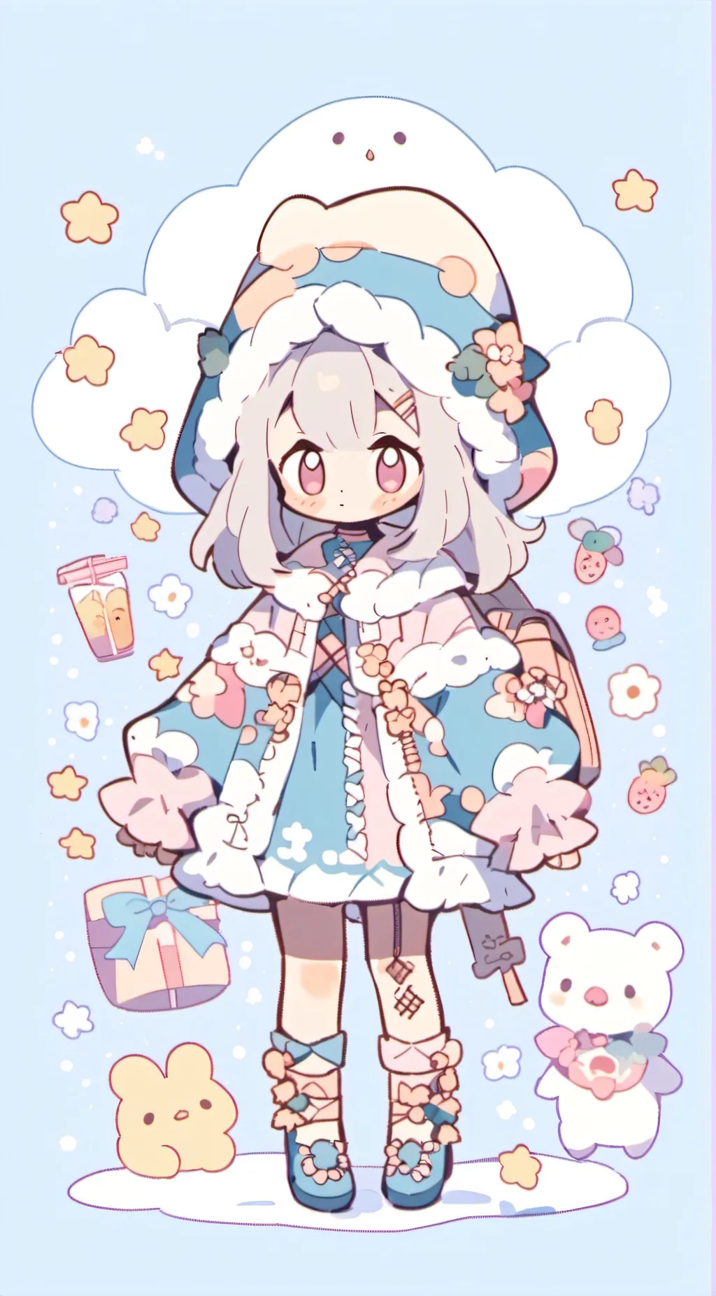 ai character: Lilly background