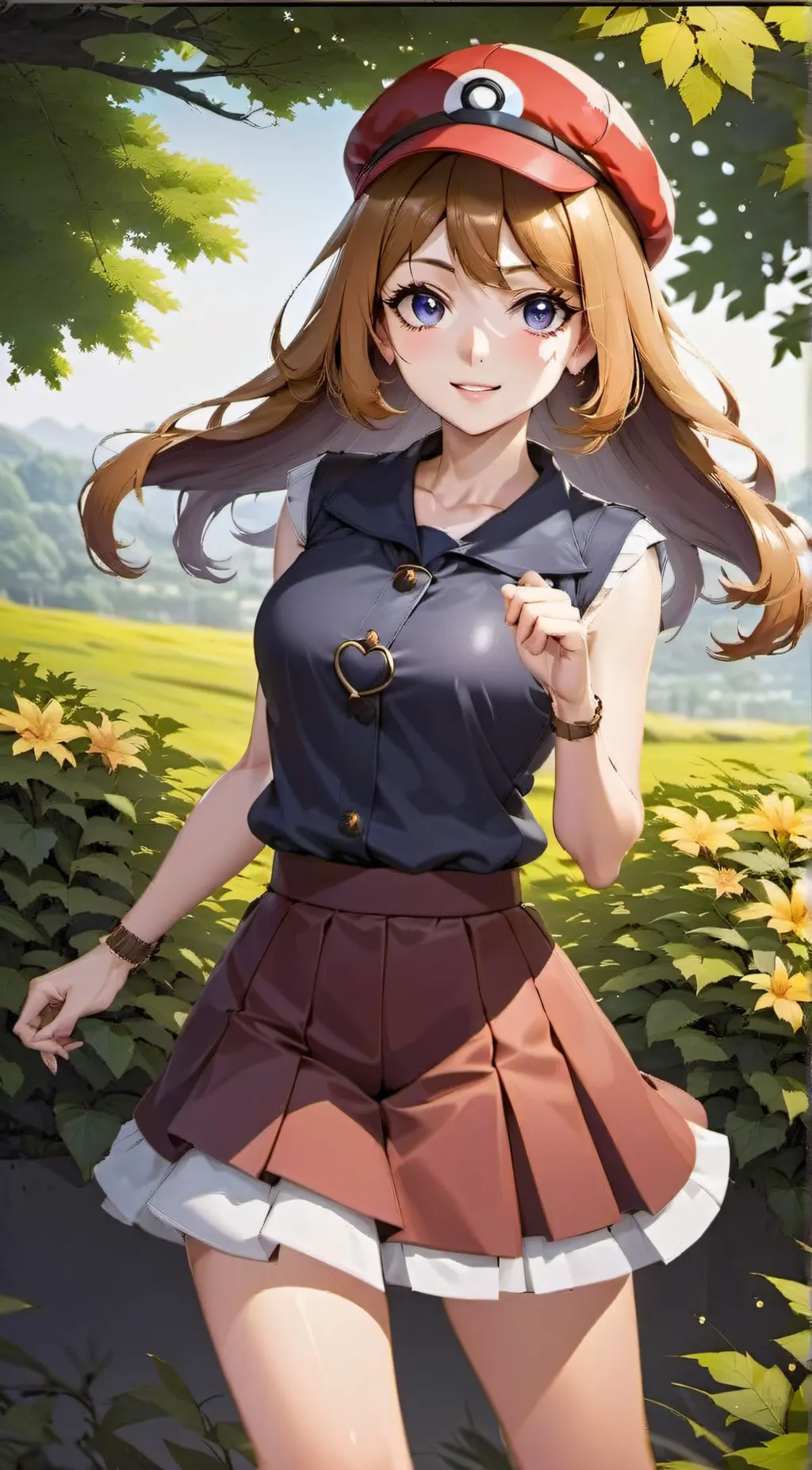 ai character: Serena  background