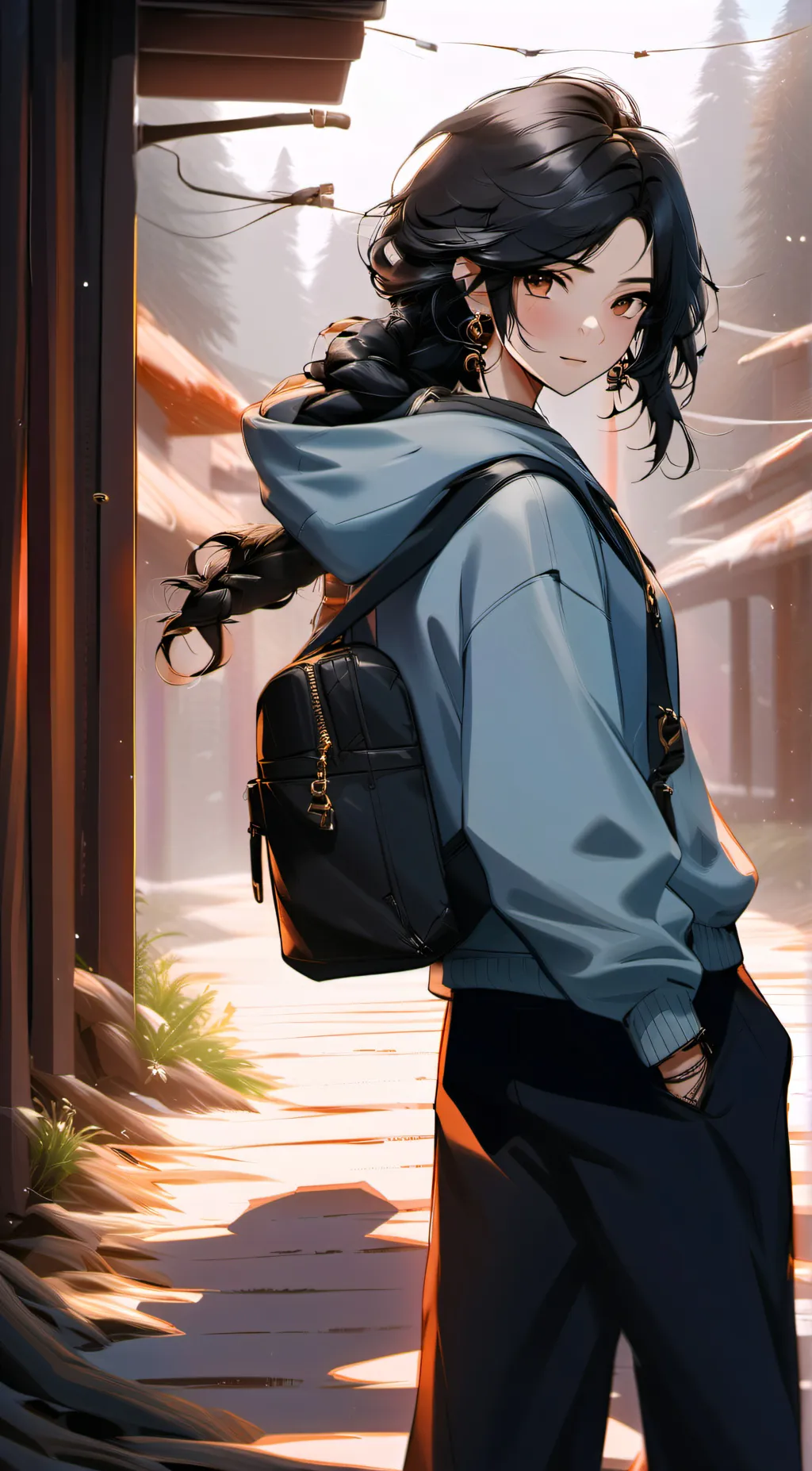 ai character: hannah background