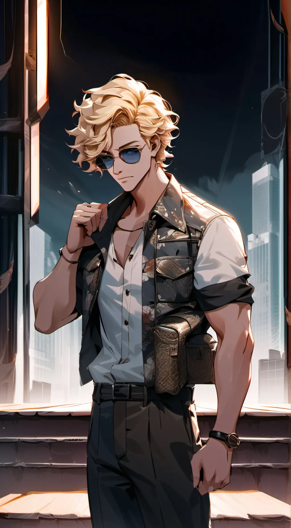 ai character: Jackson Mueller  background