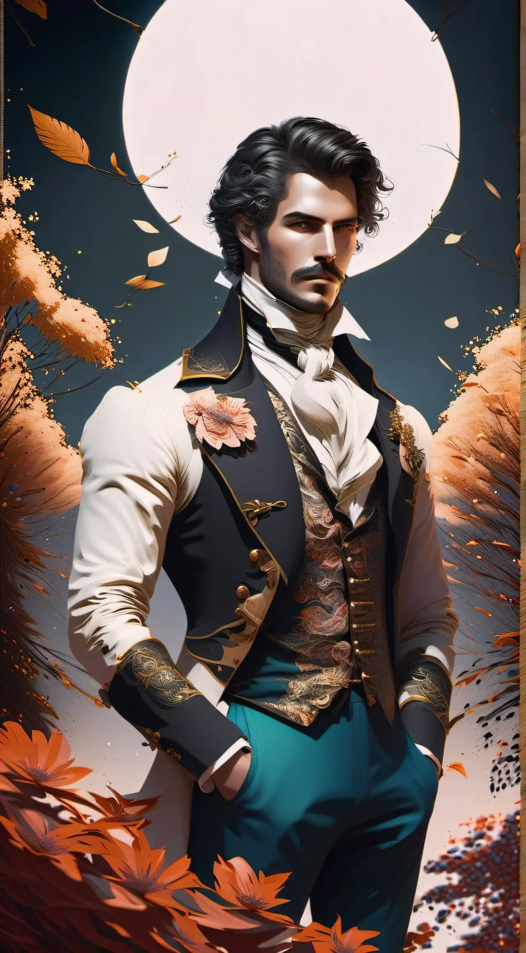 ai character: Lucien Meighan background