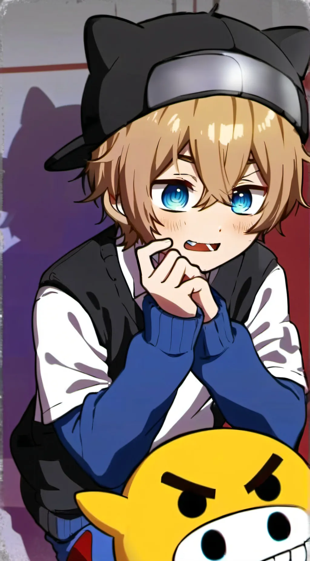 ai character: C.C Afton  background