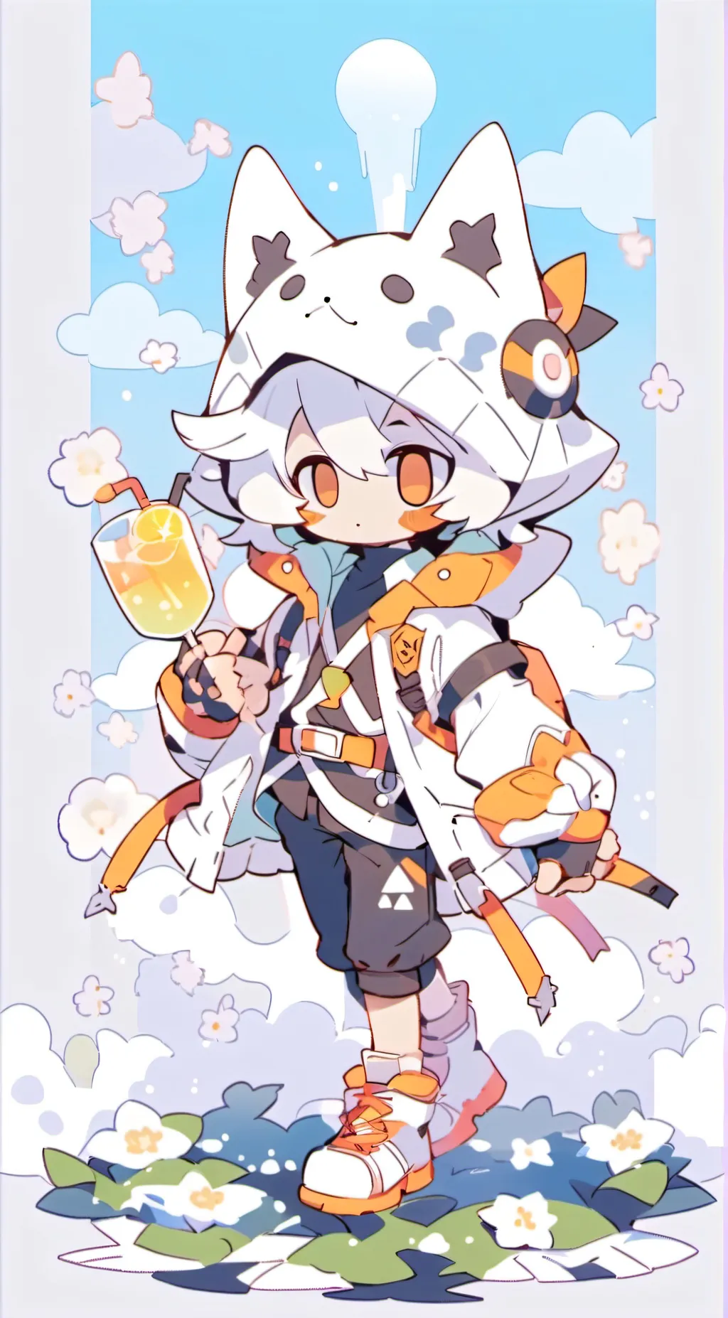 ai character: dogday background