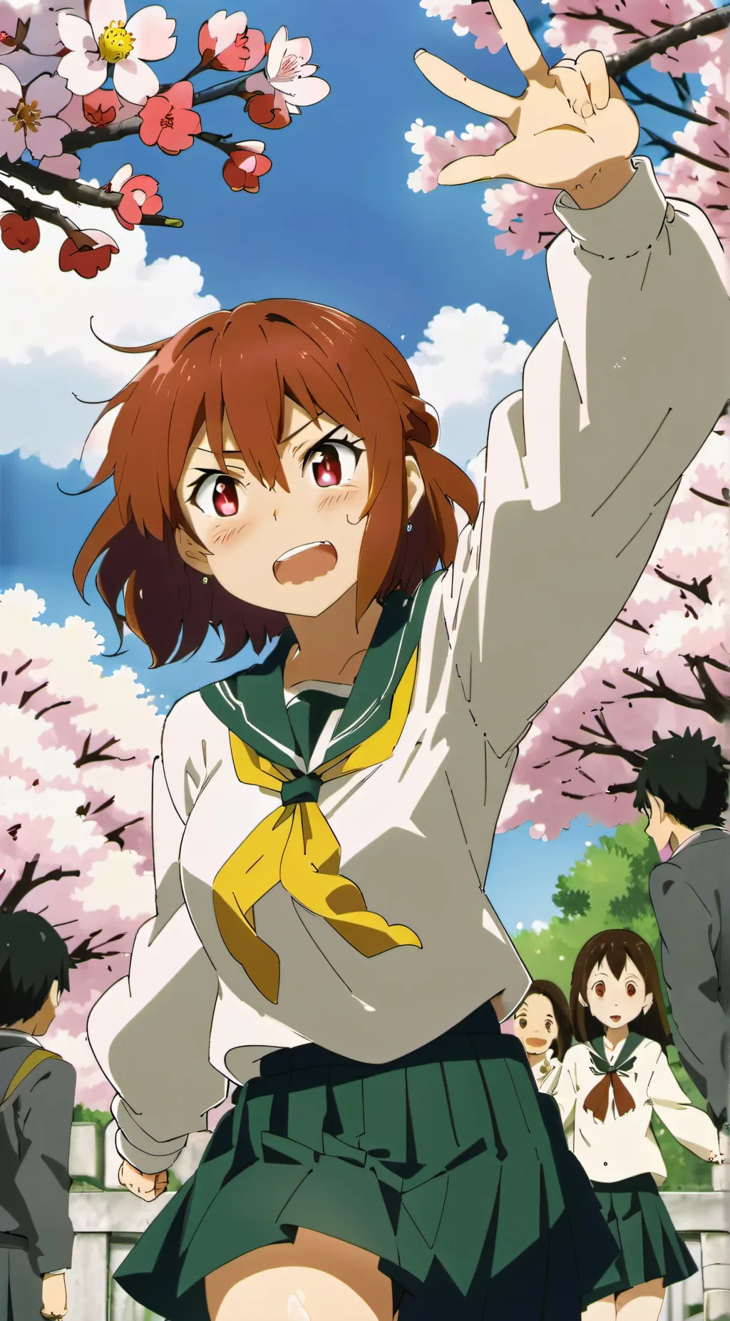 ai character: Yuzuki background