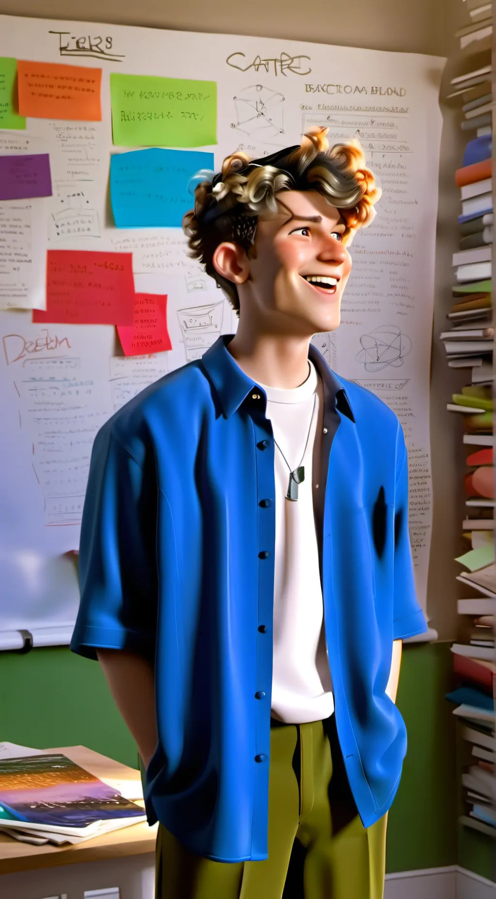 ai character: Ryan Trahan background