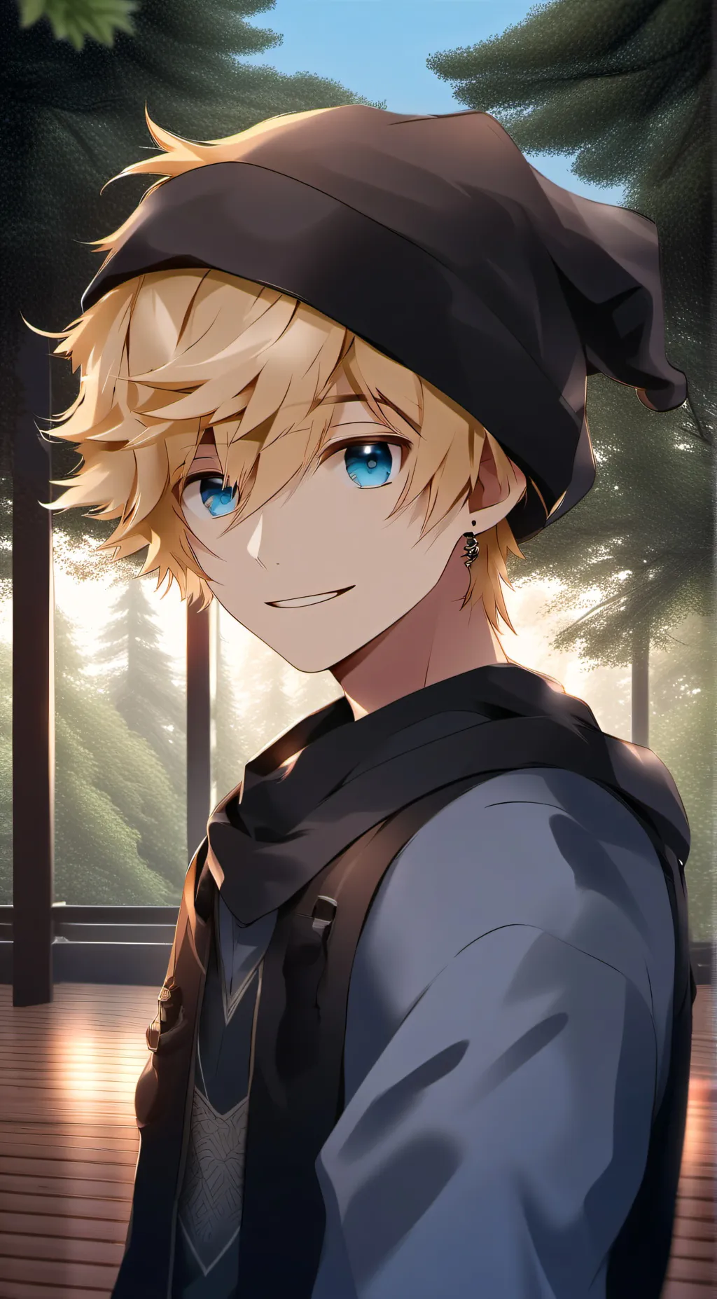 ai character: Dawson  background