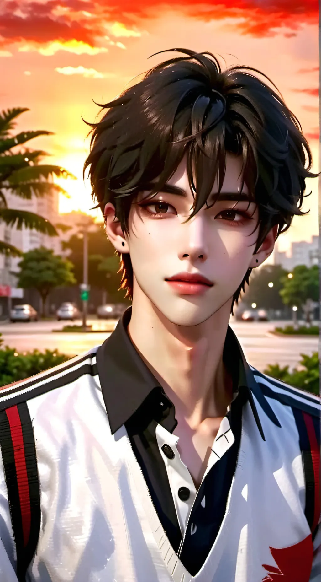 ai character: Hyunjin background
