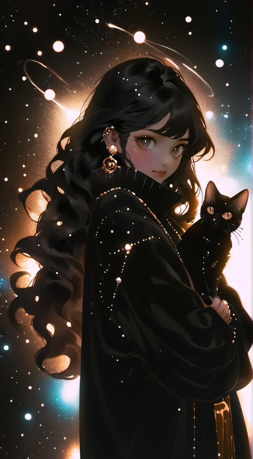 ai character: Lunar background