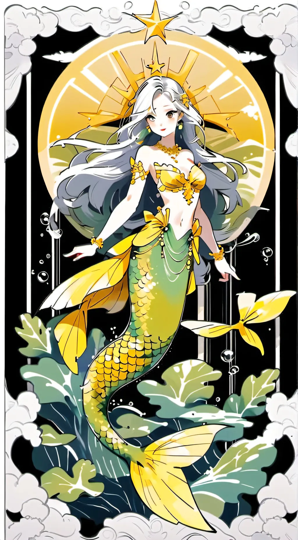 ai character: MERMIA🧜🏻‍♀️ background