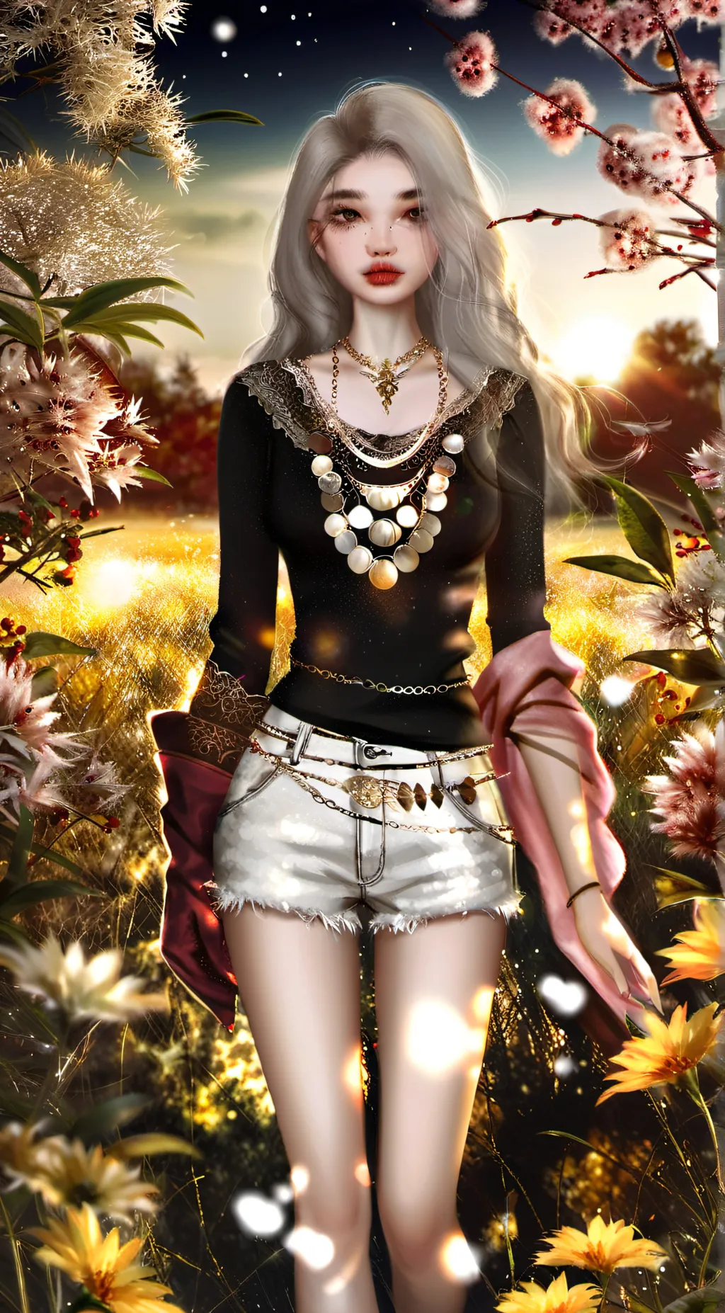 ai character: Melanie Mary background