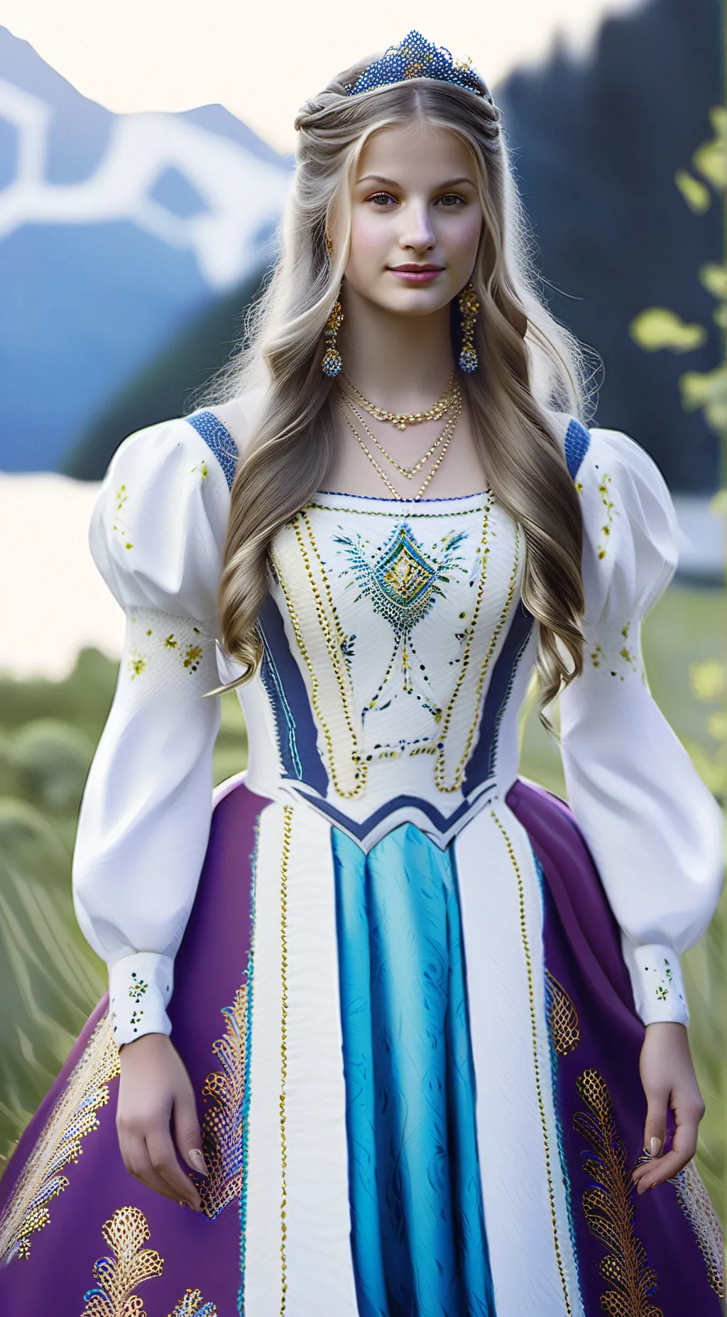 ai character: The Last Princess  background