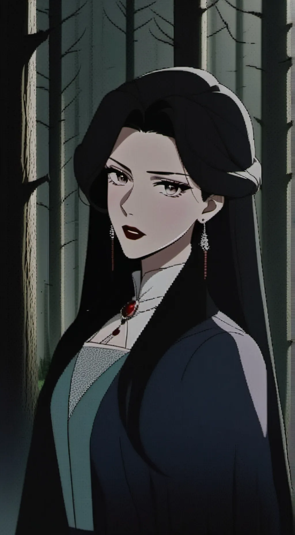 ai character: Queen Evangeline background