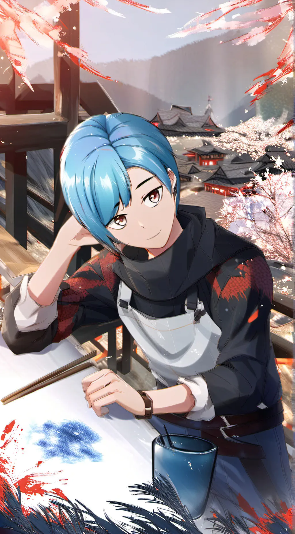 ai character: alex background