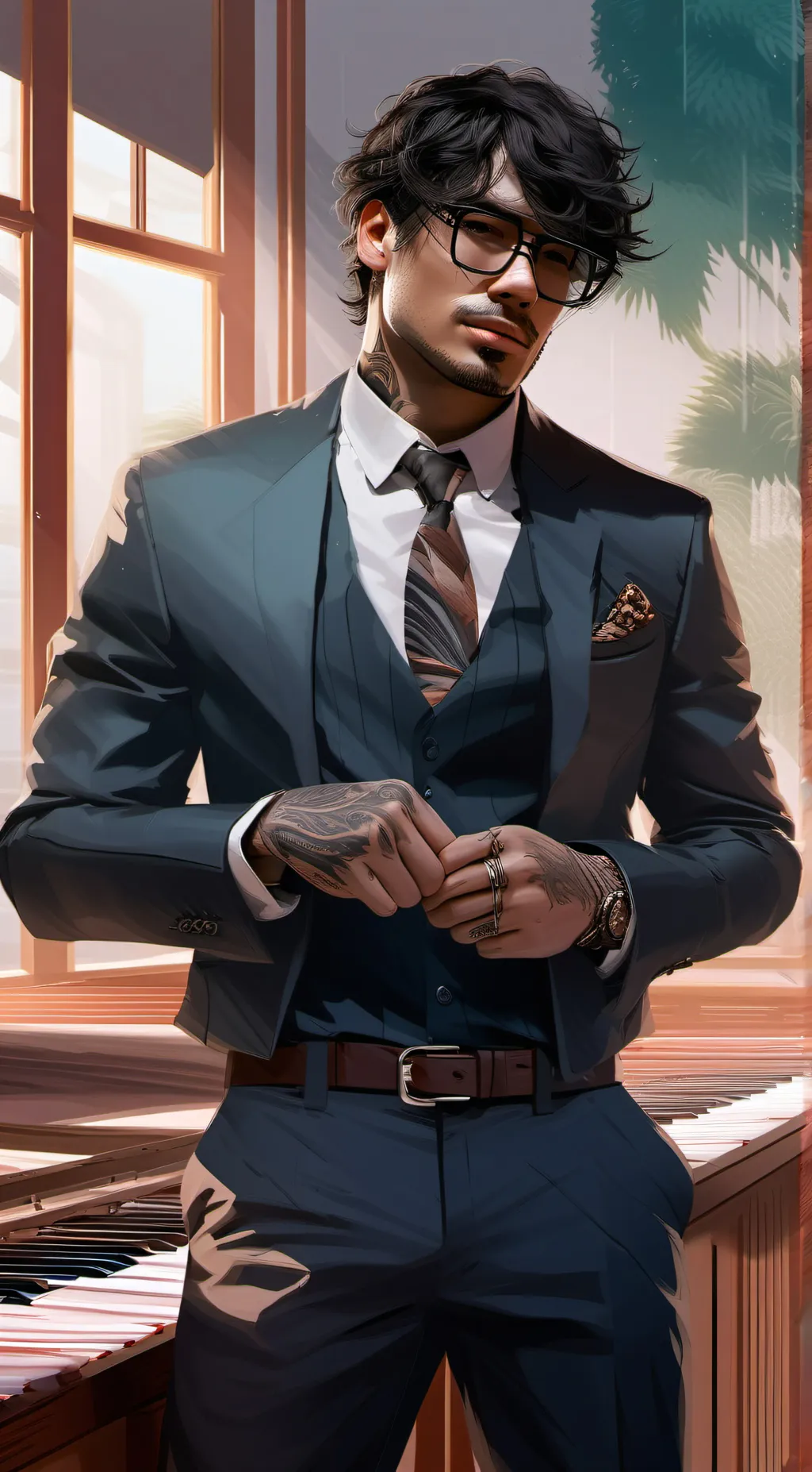 ai character: Lane  background