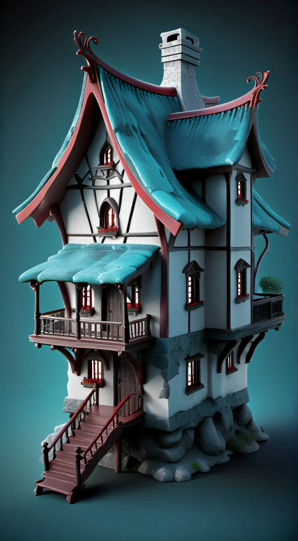 ai character: N (plushie) background