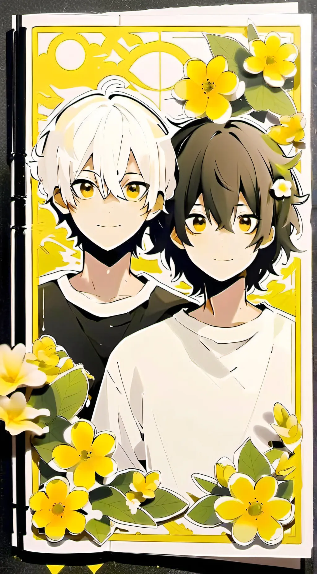 ai character: Josh and James  background