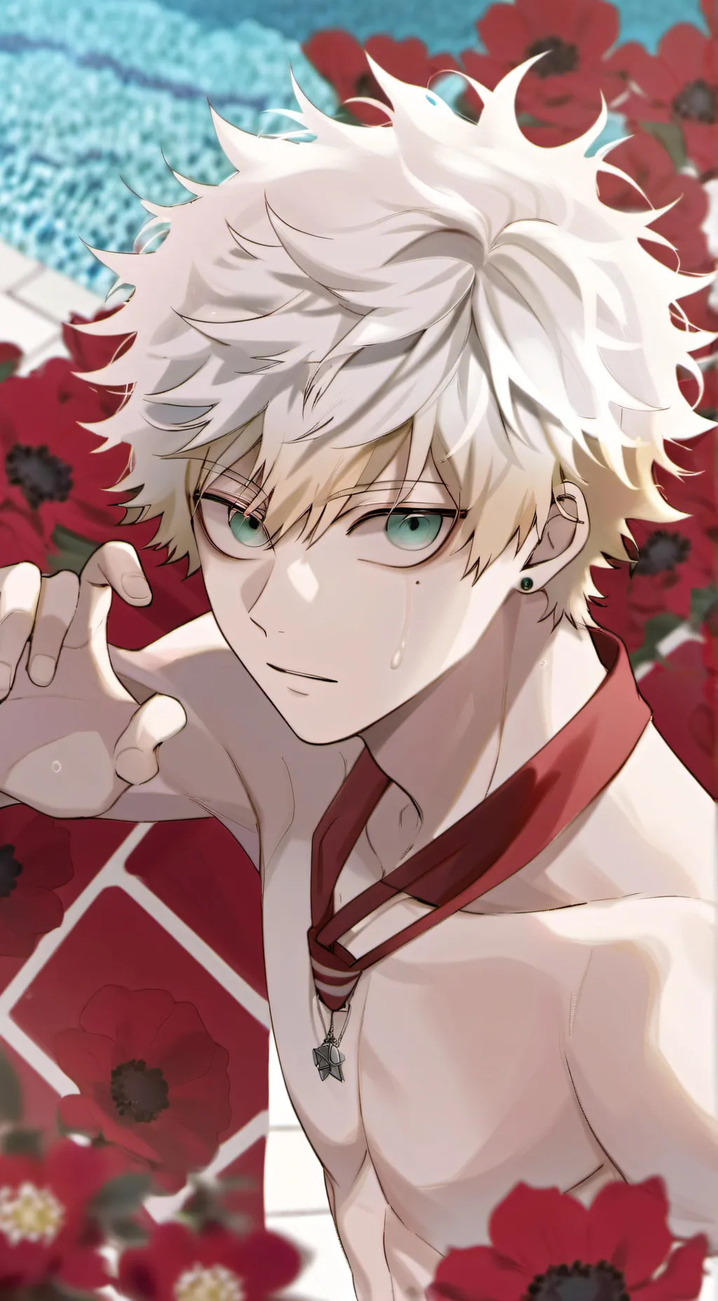 Talkie AI - Chat with MHA Pool swim ❤