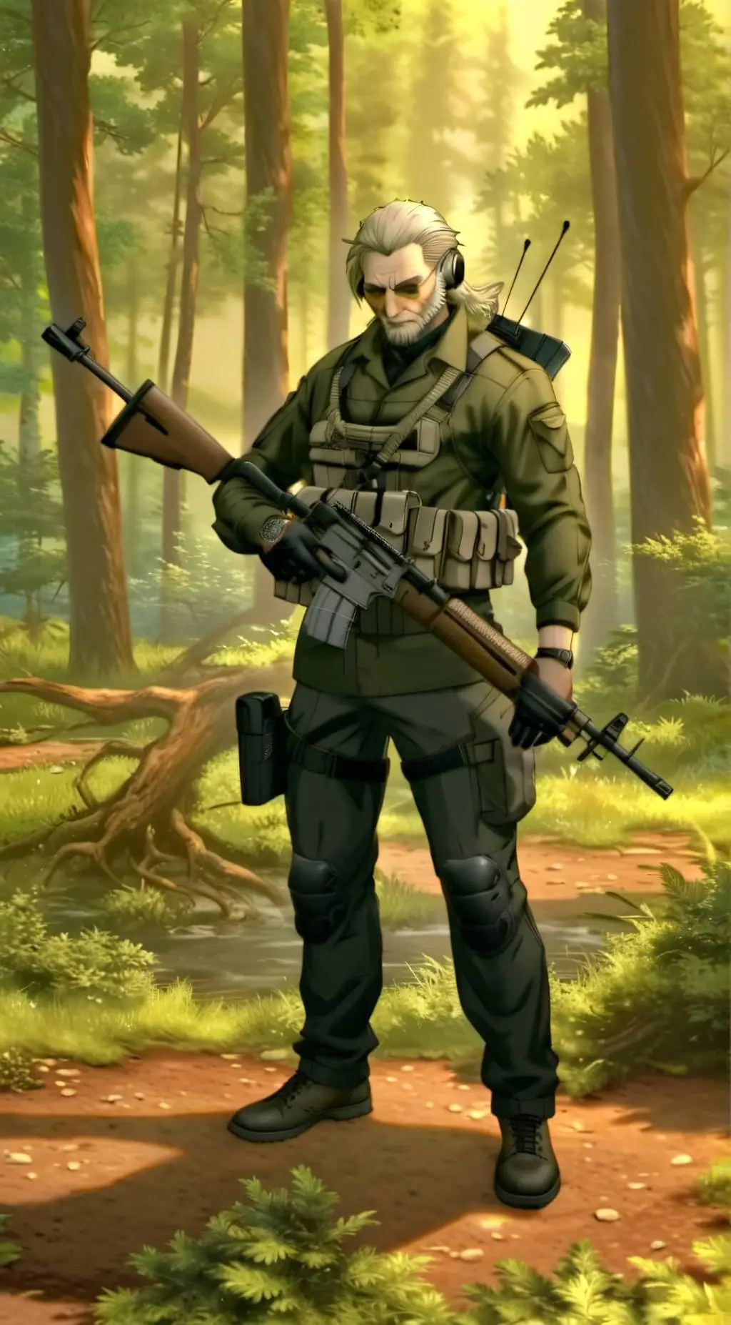 ai character: The End background