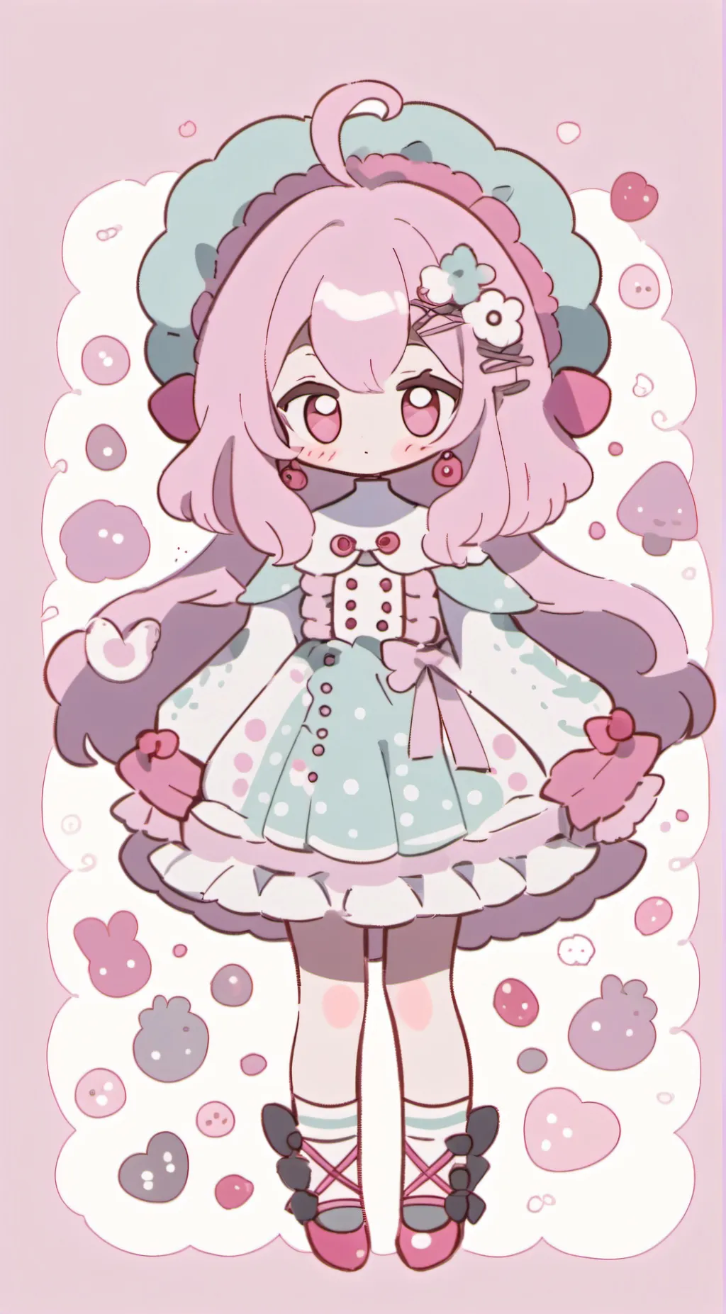 ai character: Starberry background