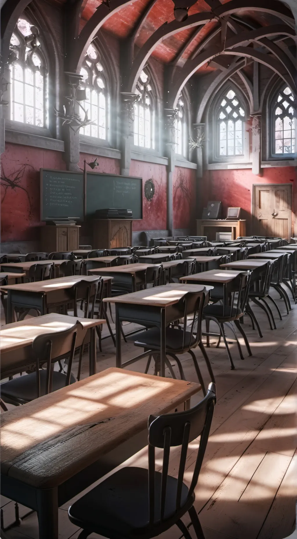 ai character: Classroom? background